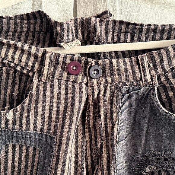 Magnolia Pearl Yarn Dyed Patchwork Striped Miners - Picture 13 of 16